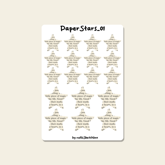 Sticker Sheet - PaperStars_01
