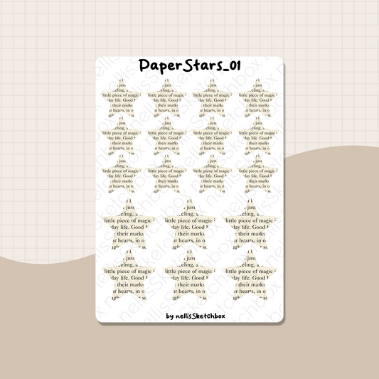 Sticker Sheet - PaperStars_01