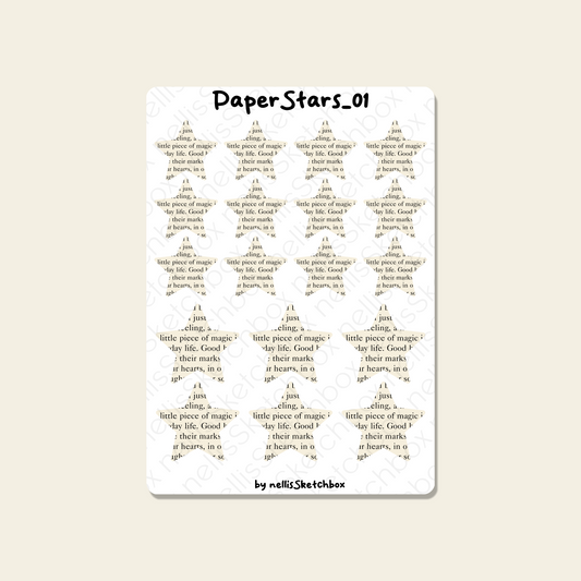 Sticker Sheet - PaperStars_01