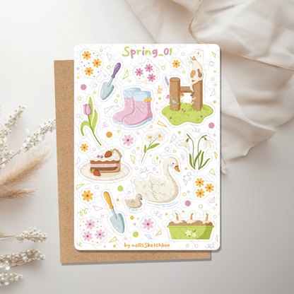 Sticker Sheet Bundle - Spring
