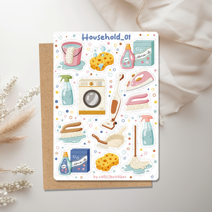 Sticker Sheet - Household_01