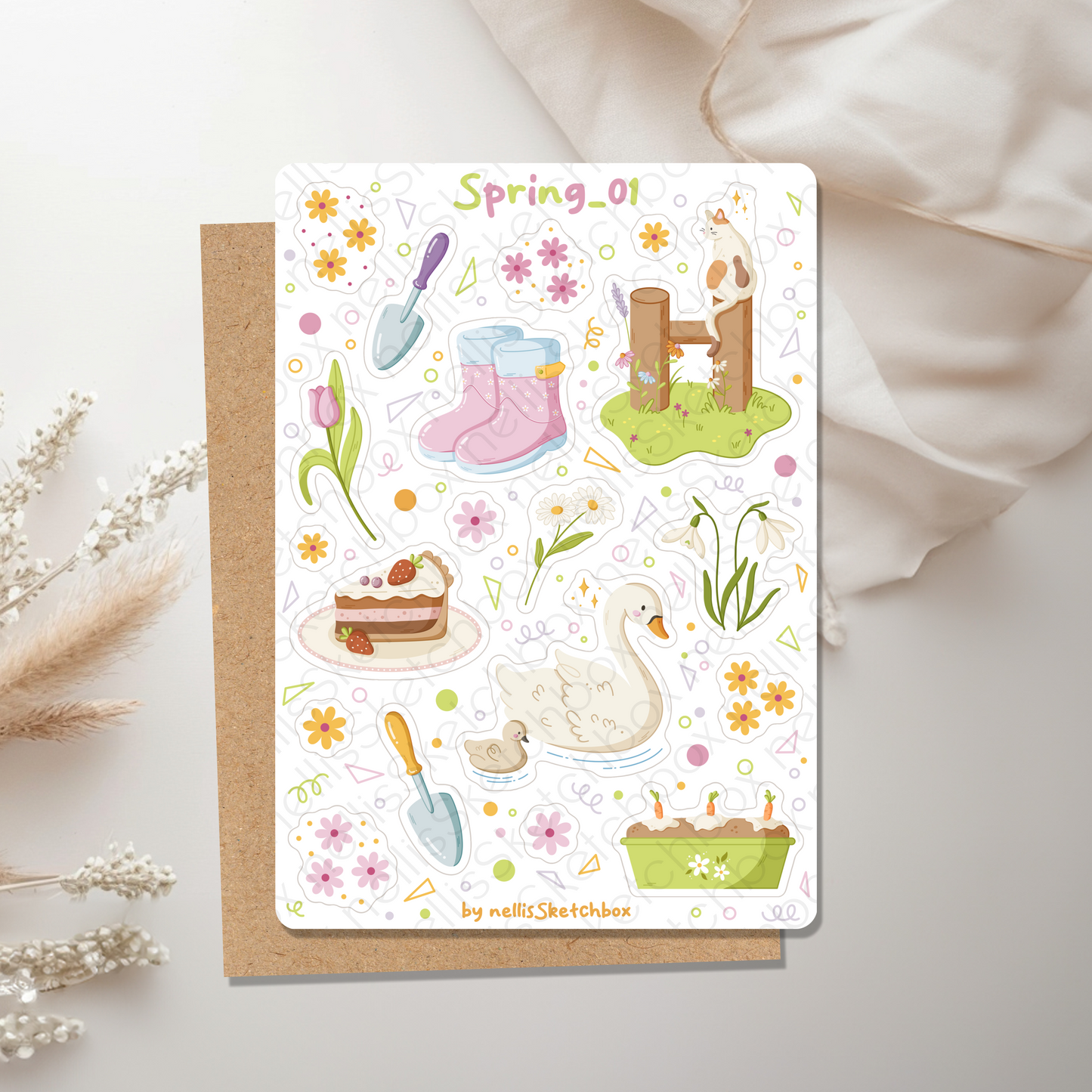 Sticker Sheet - Spring_01