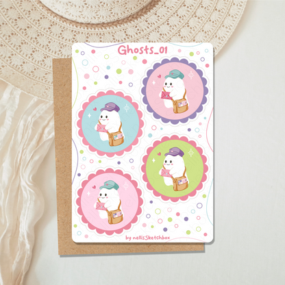 Sticker Sheet Bundle - Ghost_01-03