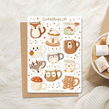 Sticker Sheet - CuteMugs_01