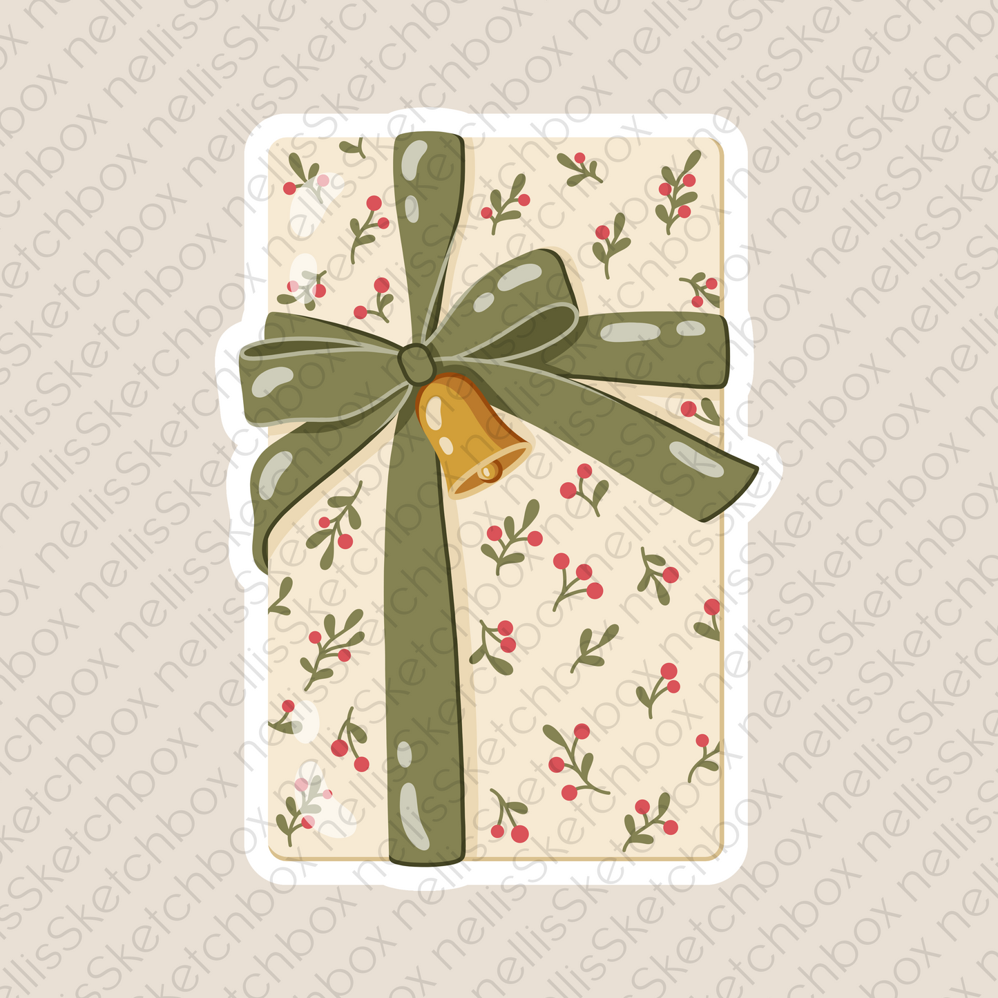 Vinyl Sticker - ChristmasPresent_01