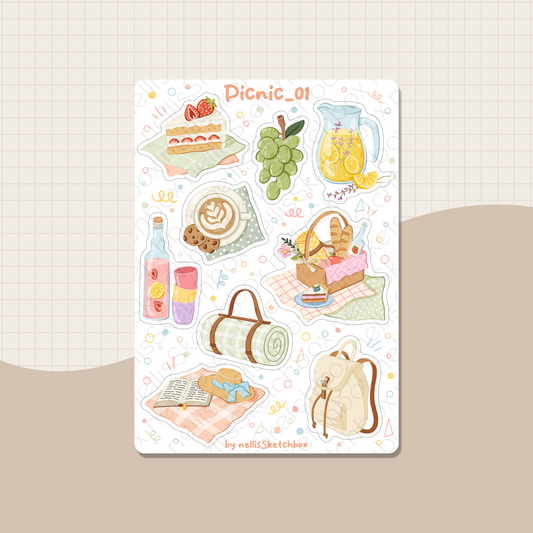 Sticker Sheet - Picnic_01