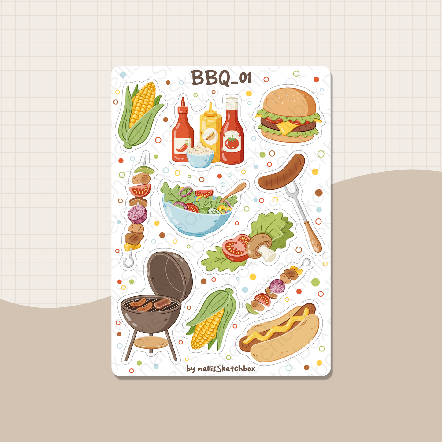 Sticker Sheet - BBQ_01