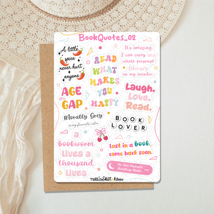 Sticker Sheet - BookQuotes_02
