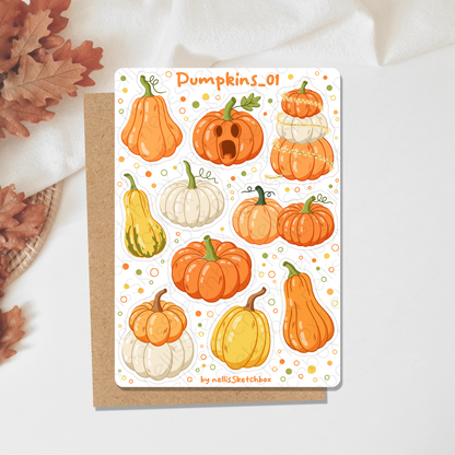 Sticker Sheet - Pumpkins_01