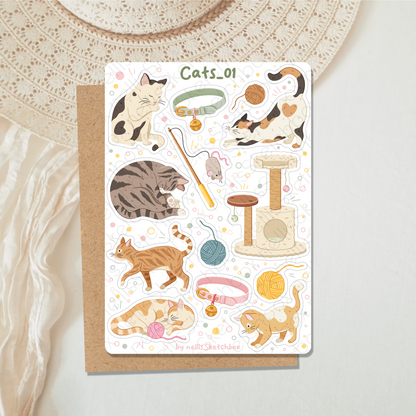 Digital Stickers - Cats_01