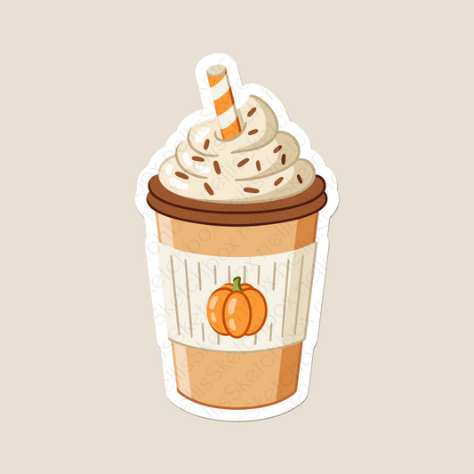 Vinyl Sticker - PumpkinSpiceLatte