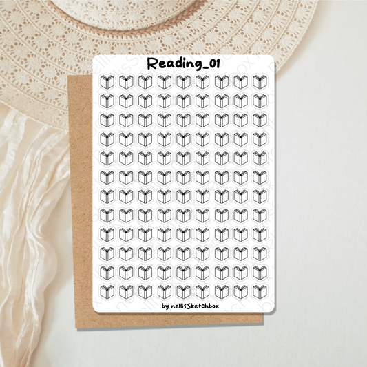 Sticker Sheet - Reading_01