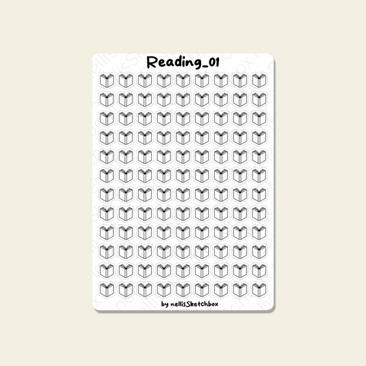 Sticker Sheet - Reading_01