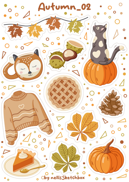 Sticker Sheet Bundle - Autumn