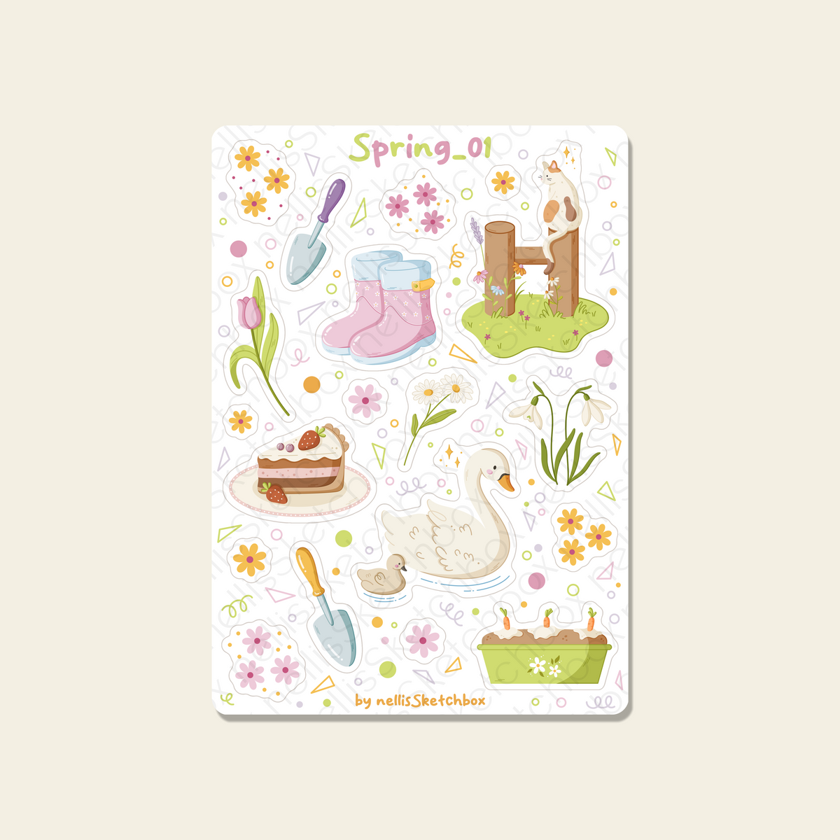 Sticker Sheet - Spring_01
