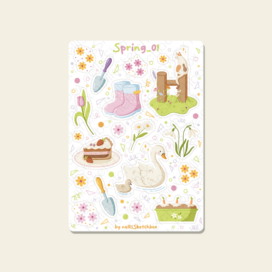 Sticker Sheet - Spring_01