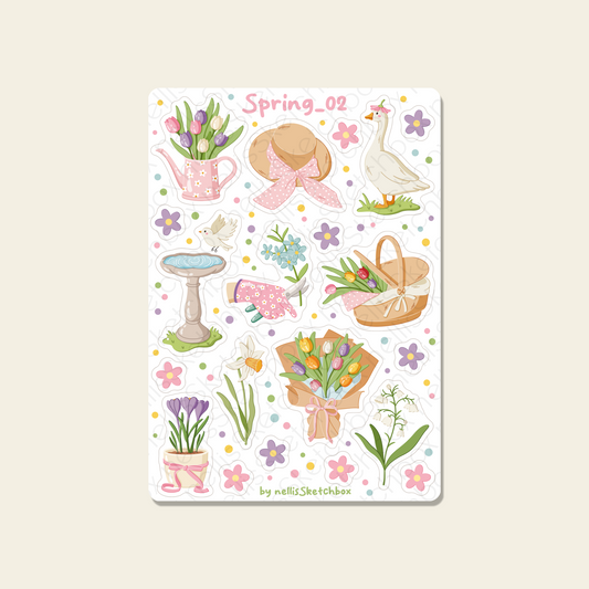 Sticker Sheet - Spring_02