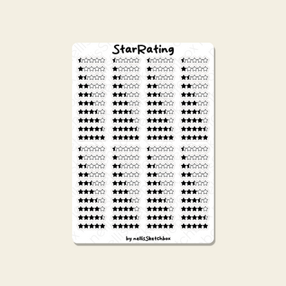 Sticker Sheet - StarRating