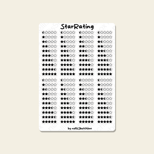 Sticker Sheet - StarRating