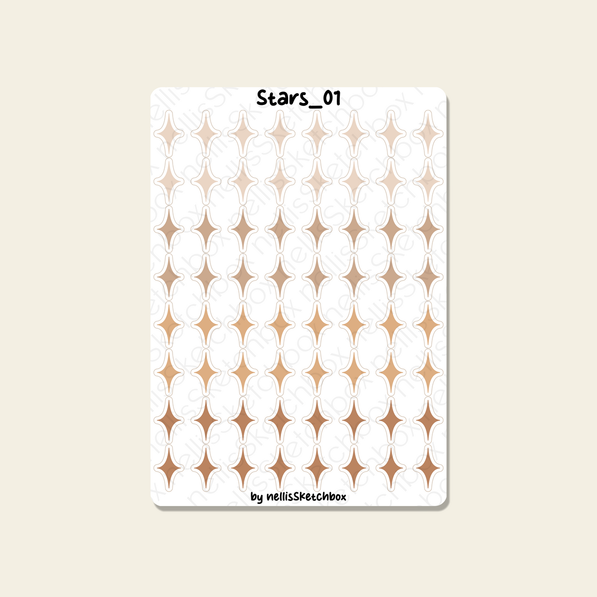 Sticker Sheet - Stars_01
