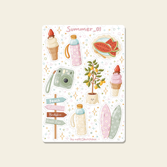 Sticker Sheet - Summer_01