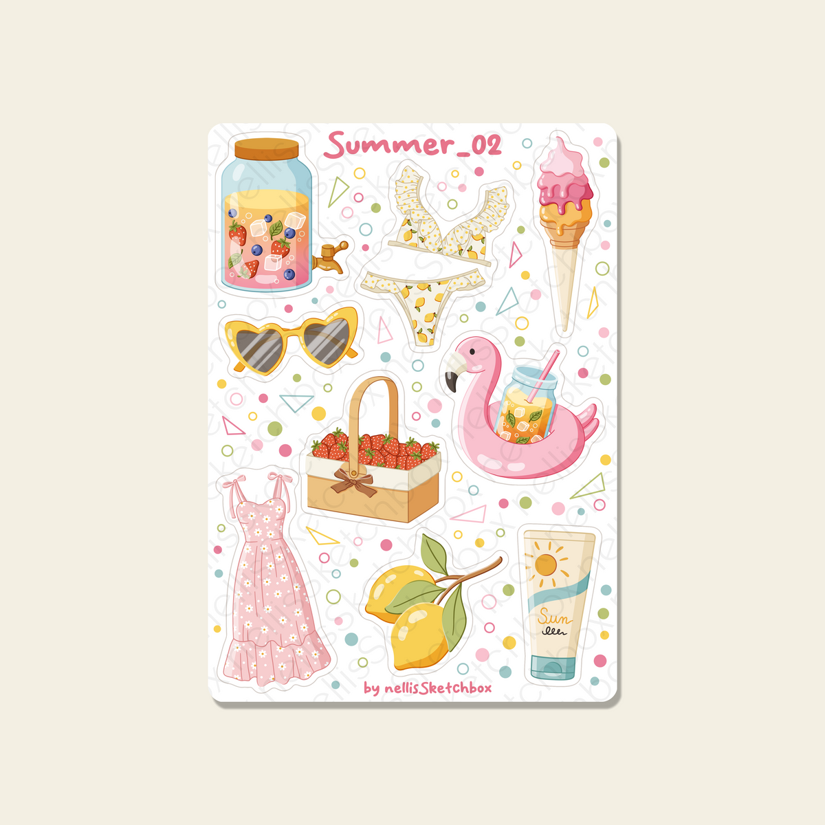 Sticker Sheet - Summer_02