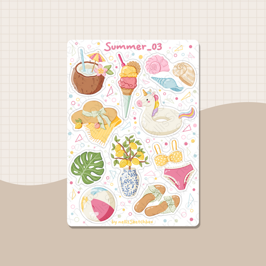 Sticker Sheet - Summer_03