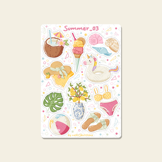 Sticker Sheet - Summer_03