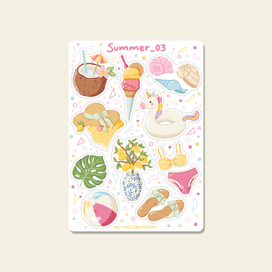 Sticker Sheet - Summer_03