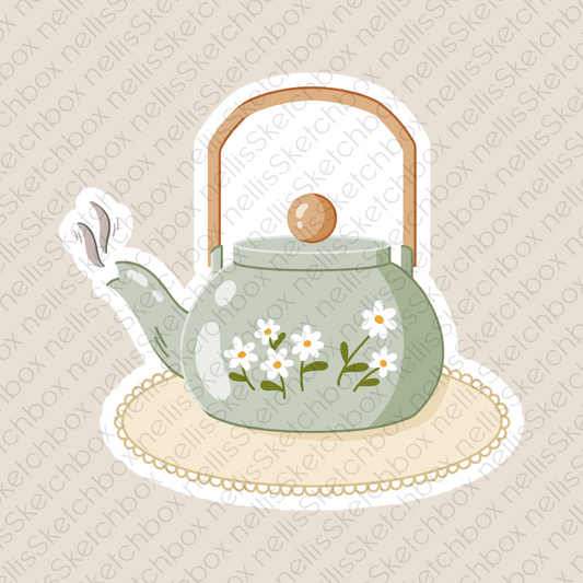 Vinyl Sticker - TeaPot