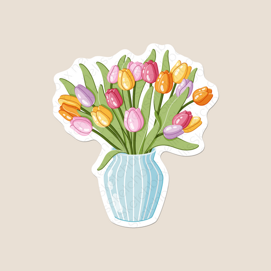 Vinyl Sticker - Tulips