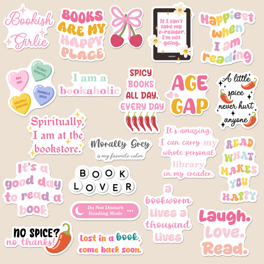 Vinyl Sticker - BookQuotes