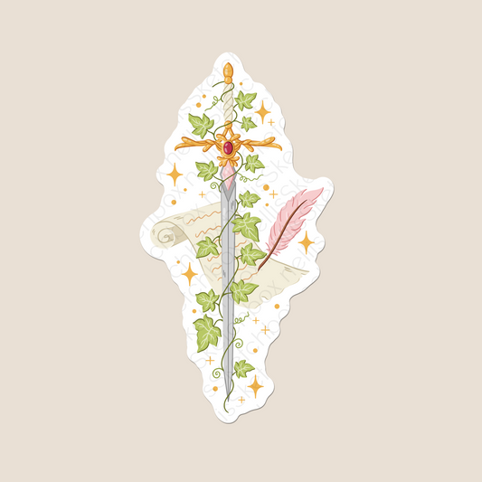 Digital Sticker - SwordBlack