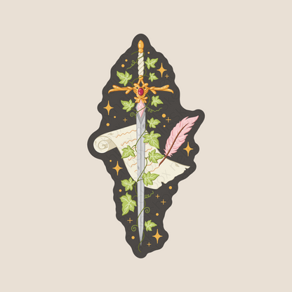 Vinyl Sticker - SwordBlack