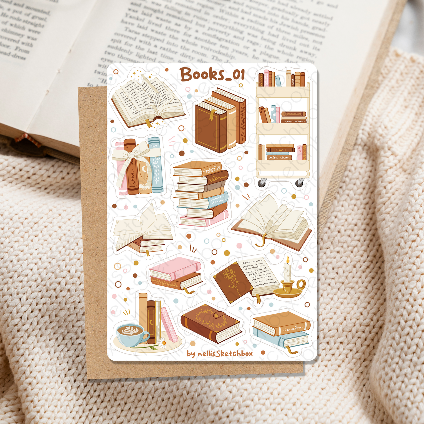 Sticker Sheet - Books_01