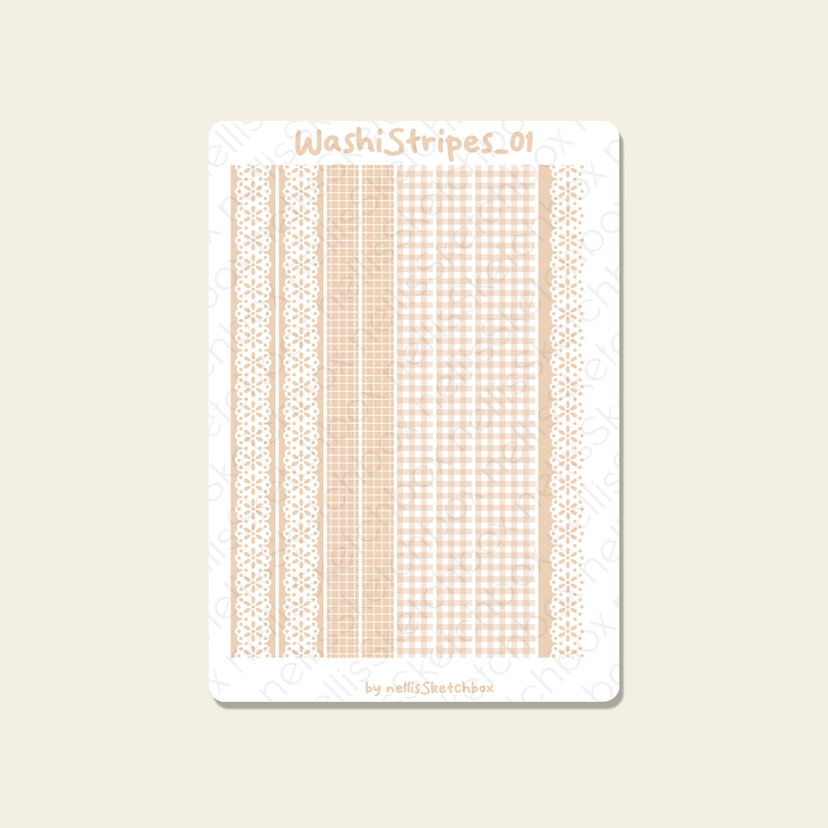 Sticker Sheet - WashiStripes_01