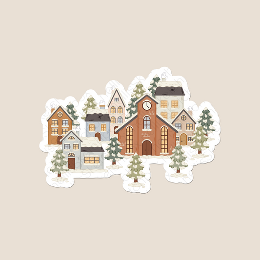 Vinyl Sticker - WinterVillage